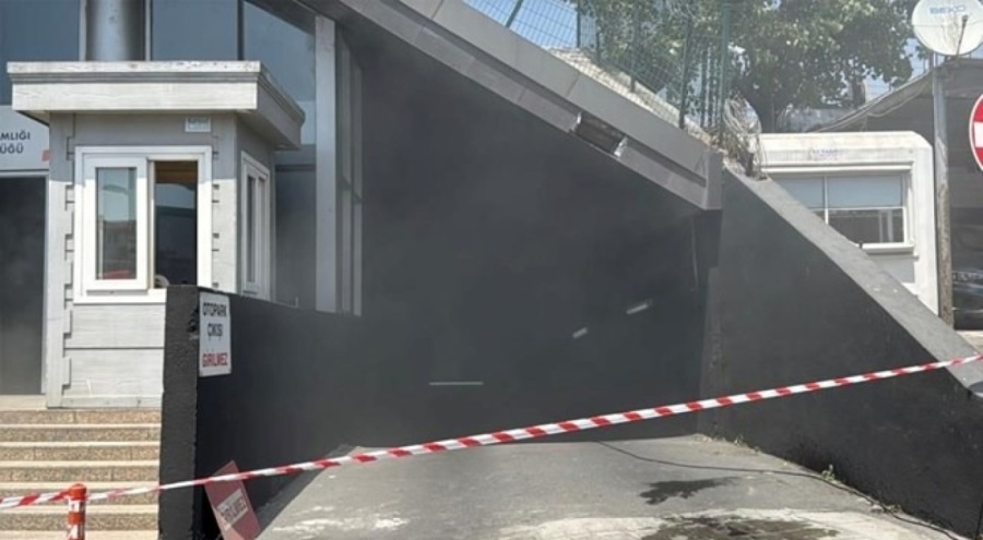 Şişli Tapu Müdürlüğü'nde korkutan yangın
