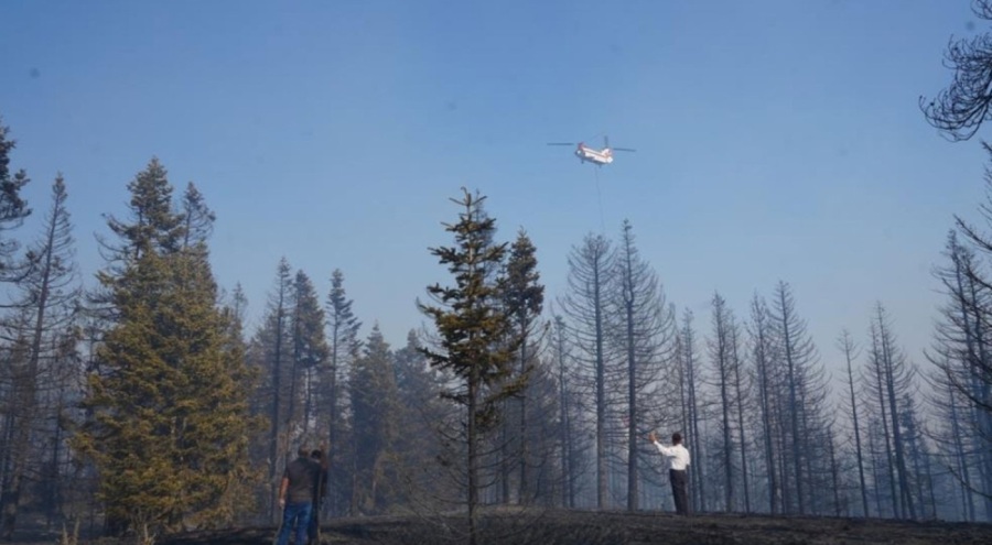 Çankırı yangınının ilerleyişi durduruldu