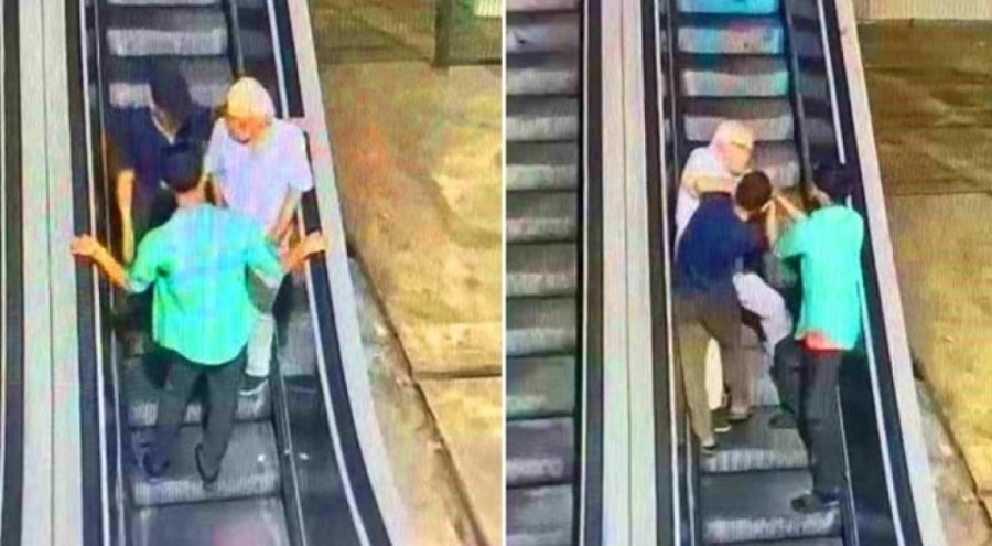 Taksim alt geçidinde gasp dehşeti: Boğazını sıkıp soydular!