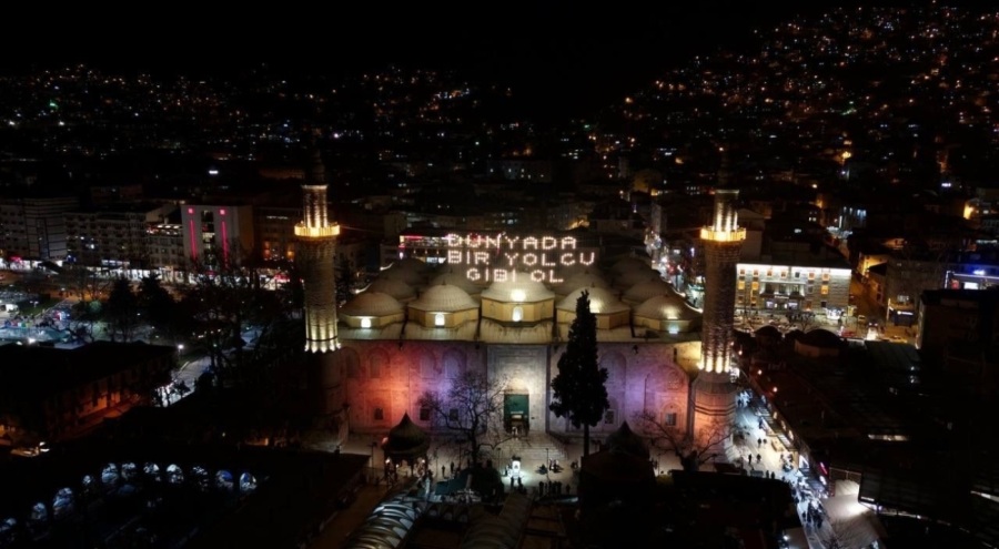 Bursa'da tüm camilerin minarelerinden aynı anda yağmur duası okundu
