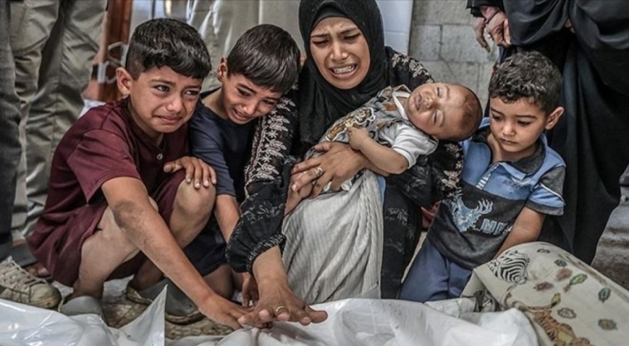 Gazze'de 9 çocuk doğduğu gün öldürüldü