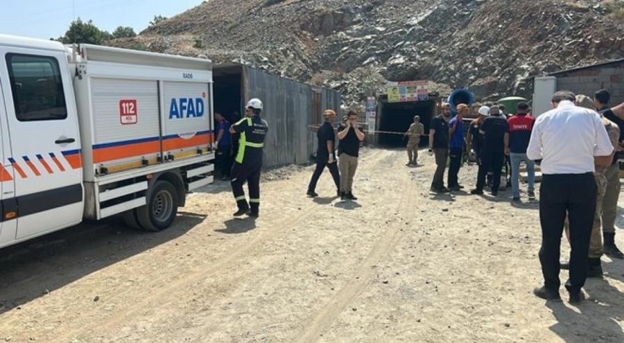 Elazığ'da maden ocağında göçük! 1 işçi göçük altında