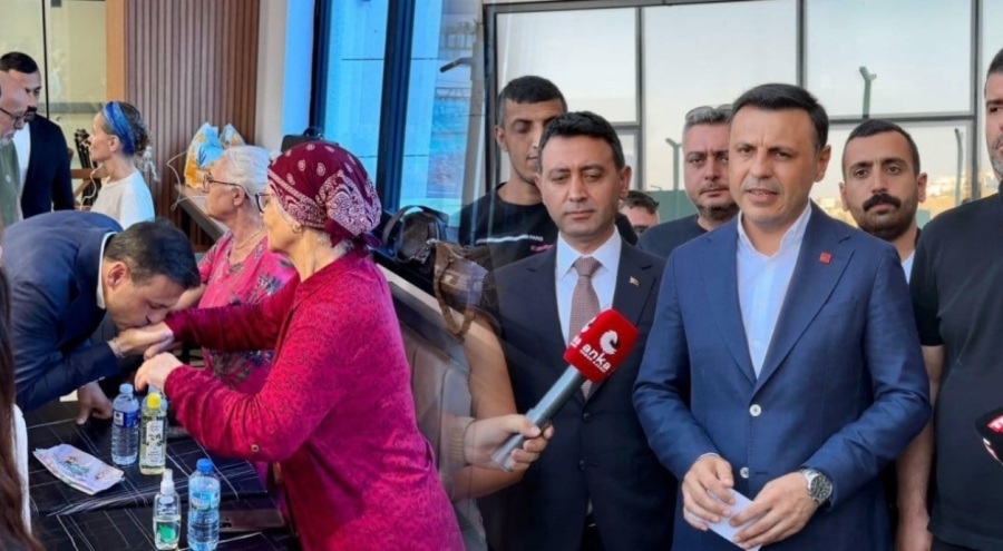 CHP İstanbul İl Başkanı Özgür Çelik Çalık ailesini ziyaret etti