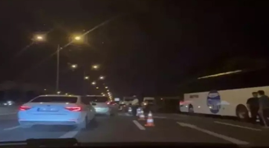 Ankara'da yolcu otobüsü ile kamyonet çarpıştı! Yaralılar var