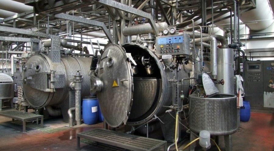 Bursa'da tekstil boya makinaları icradan satışa çıkarıldı