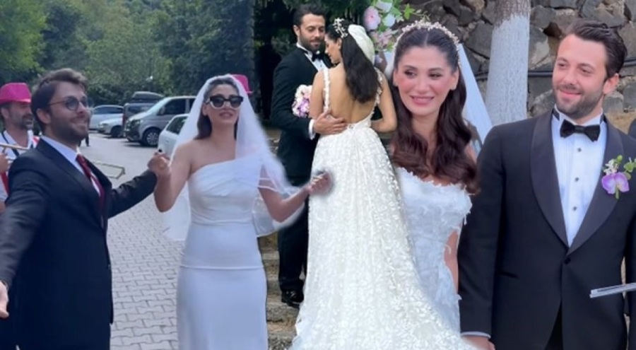 Sitare Akbaş ile Cengiz Orhonlu evlendi