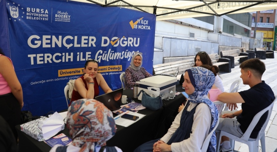 Bursa Büyükşehir'den öğrencilere ücretsiz tercih desteği