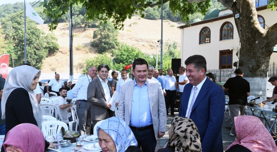 Osmangazi Belediye Başkanı Erkan Aydın Mürseller'de vatandaşla bir araya geldi