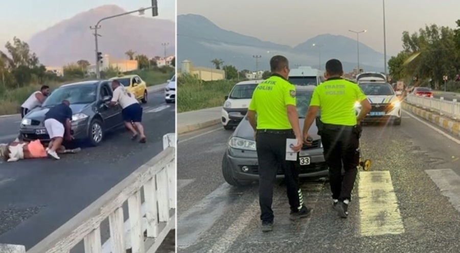 Alkollü sürücü İngiliz kadına çarpıp kaçtı: Kadını ezilmekten vatandaşlar kurtardı