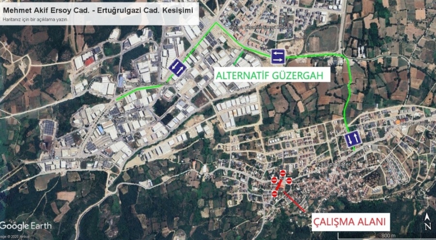 Bursa'da trafik düzenlemesi! 21 gün trafiğe kapatılacak