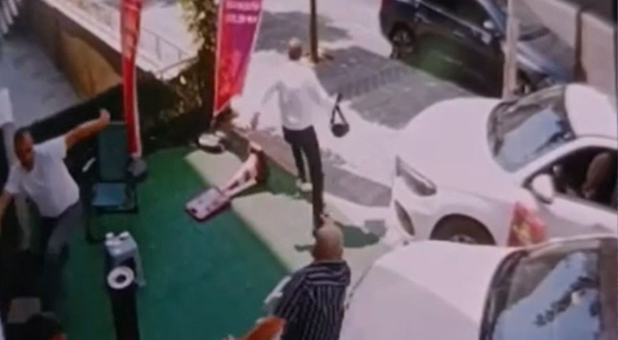 Yeni koca, eski kocayı cadde ortasında silahla vurdu!