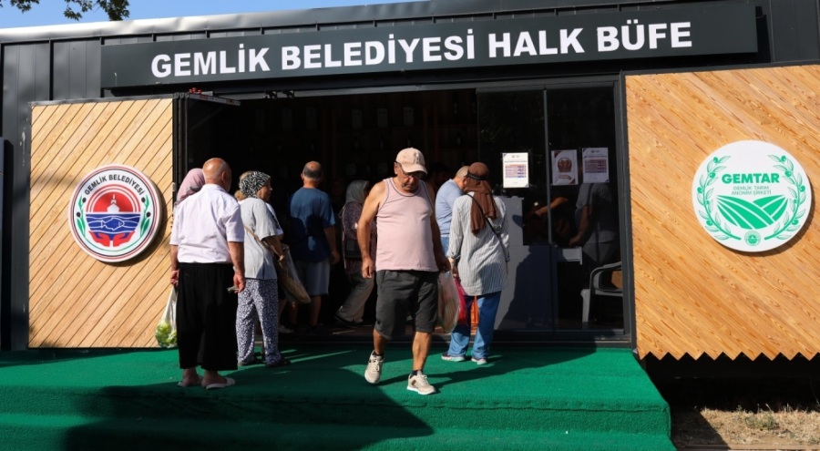 Gemlik Belediyesi'nin yeni Halk Büfe'si Kumla'ya açıldı