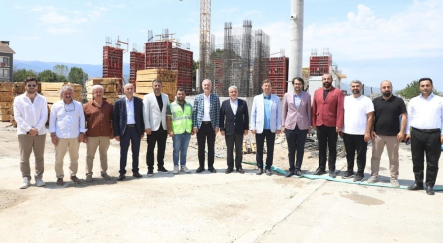 İnegöl'de KYK Erkek Öğrenci Yurdu yapımına başlandı