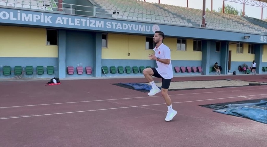 Avrupa şampiyonu görme engelli milli atlet Çağatay Çelik'in hedefi olimpiyat