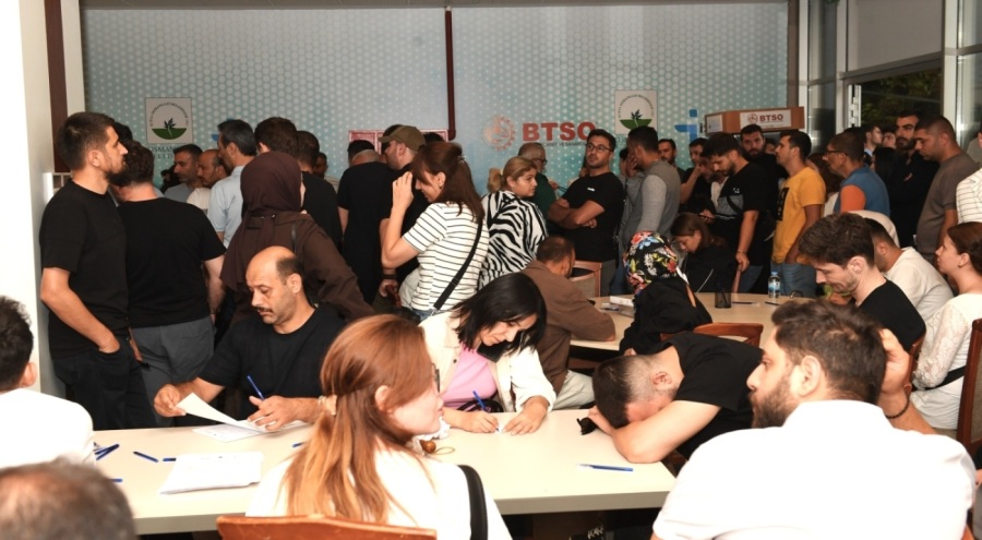 Osmangazi'de istihdam buluşmalarına yoğun ilgi