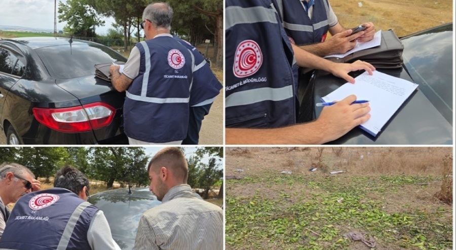 Bursa'da biberleri usule aykırı imha eden üreticinin paylaştığı görüntülere inceleme!