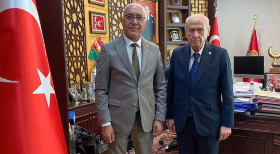 Gelecek Partisi'nden istifa eden Doğan Demir'den Bahçeli'ye ziyaret