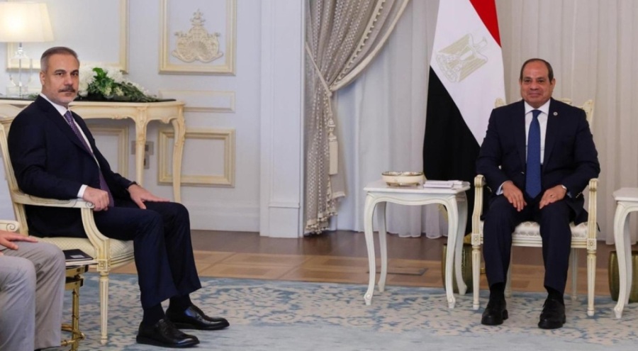 Bakan Fidan, Mısır Cumhurbaşkanı Abdülfettah es-Sisi ile görüştü