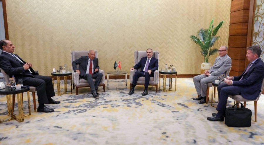 Bakan Fidan Arap Ligi Genel Sekreteri Gheit ile görüştü