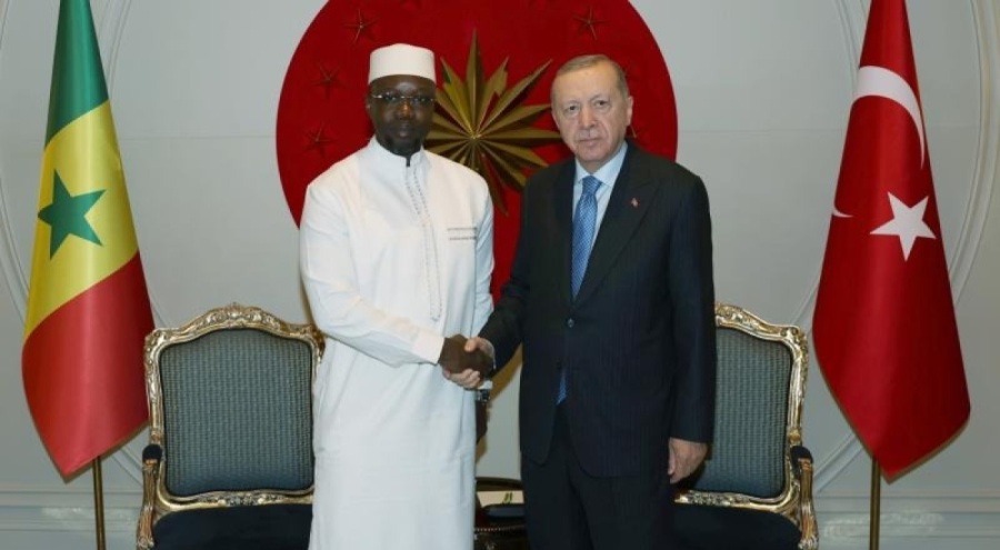 Cumhurbaşkanı Erdoğan, Senegal Başbakanı Sonko'yu kabul etti