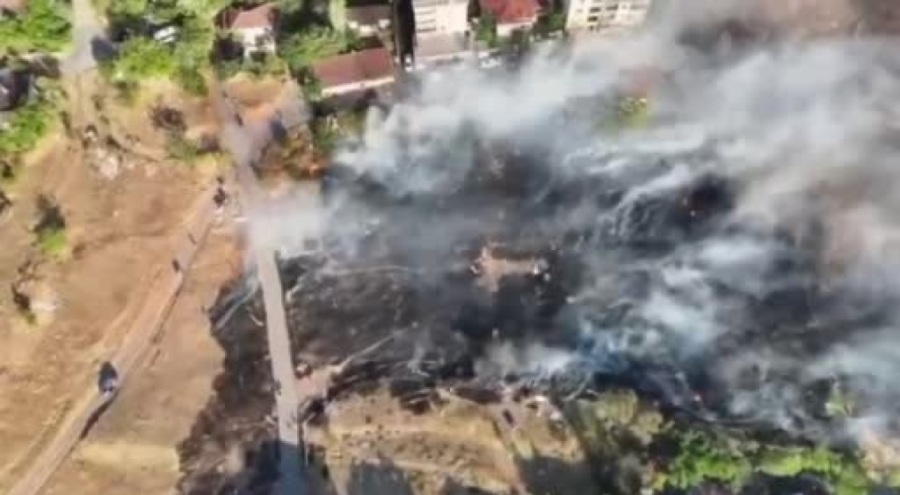 Maltepe'de ormana yakın alanda havai fişek atan şahıs gözaltında