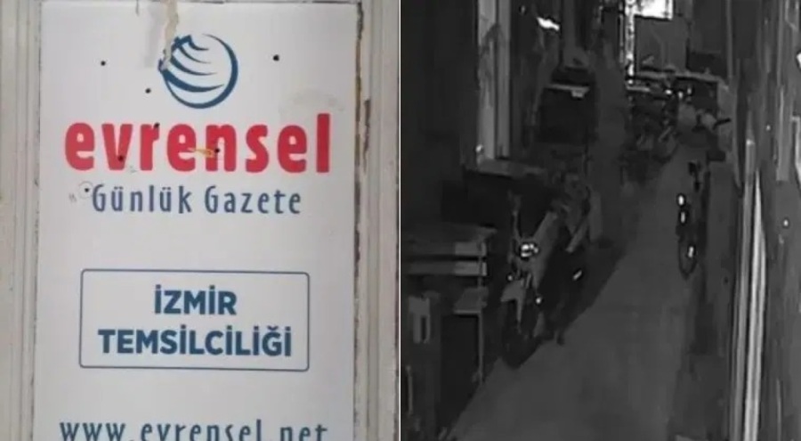 Evrensel gazetesinin İzmir bürosuna silahlı saldırı!