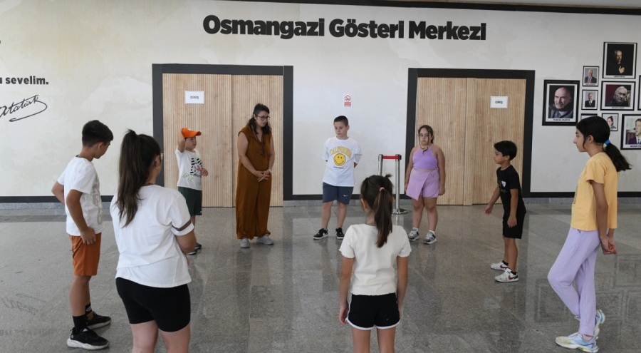 Osmangazi'de minikler yaz tatilinde eğlendi