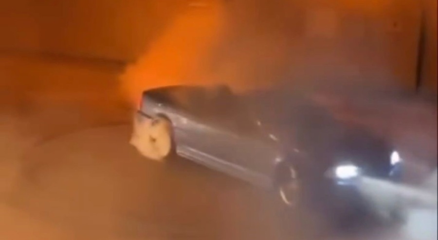 Drift yapan sürücüye 57 bin lira ceza
