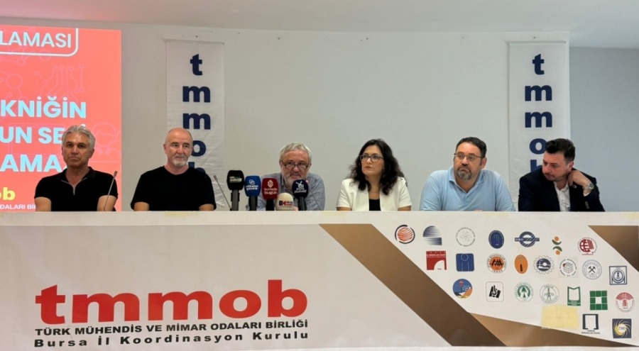 TMMOB Bursa İKK'dan net duruş: Bilimin, tekniğin ve kamunun sesi susturulamaz!