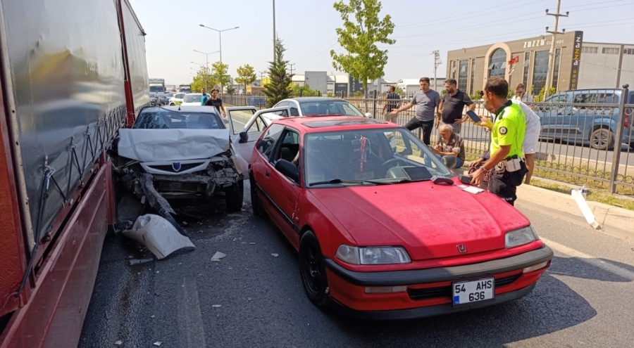 Bursa İnegöl'de trafik kazası sonucu 2 kişi yaralandı