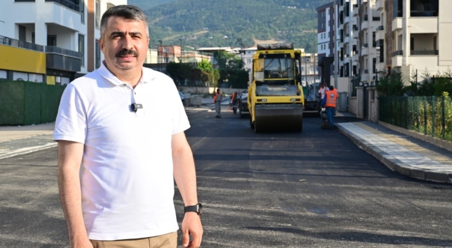Yıldırım'da yollar yenileniyor