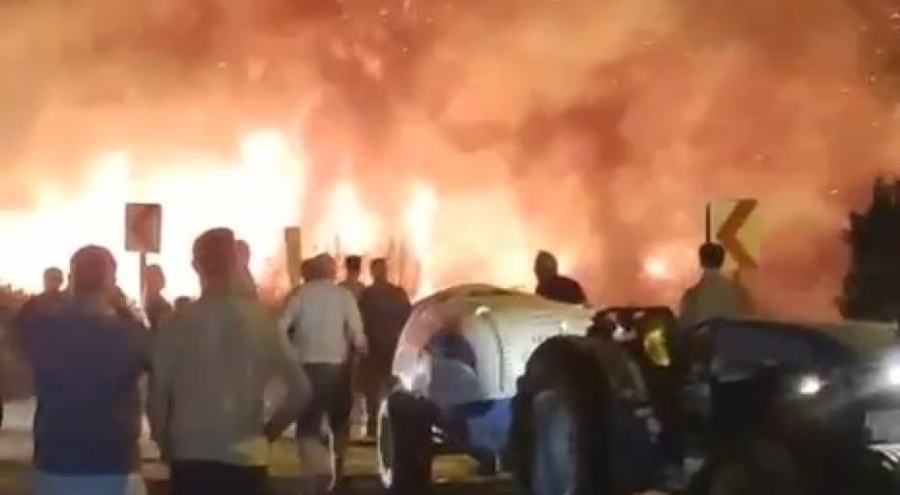 Bursa'nın birçok yerinde peş peşe yangın çıktı