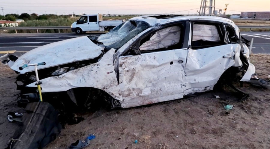 Aksaray'da gurbetçi ailenin otomobili takla attı! Ölü ve yaralılar var