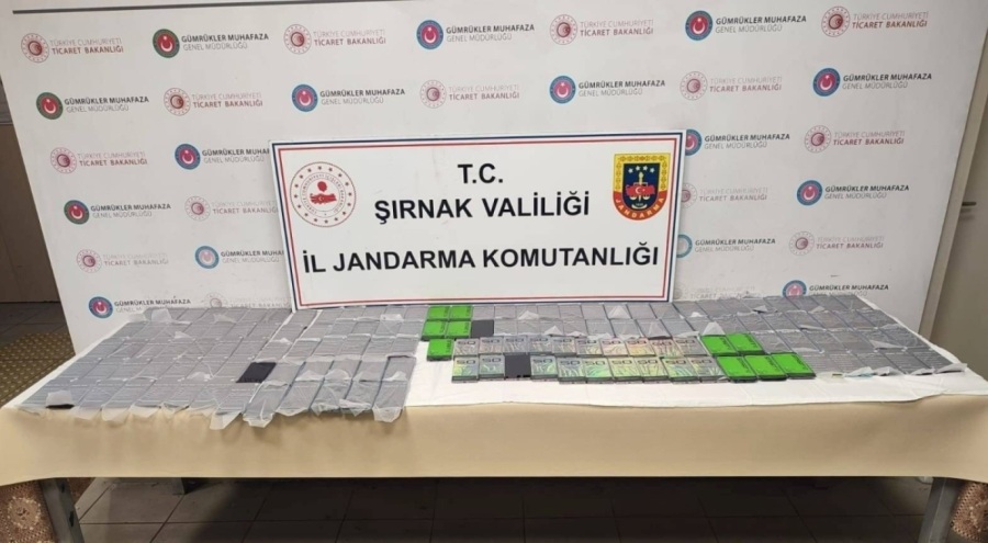 Şırnak'ta 8 milyon lira değerinde gümrük kaçağı ürün ele geçirildi