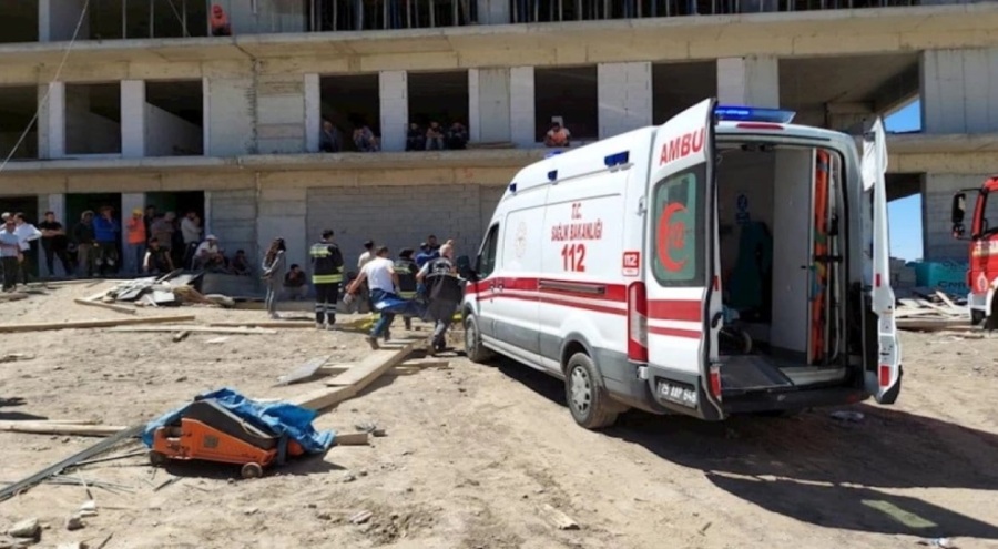 Erzurum'da bir işçi inşaattan düştü: Firma sahibi tutuklandı