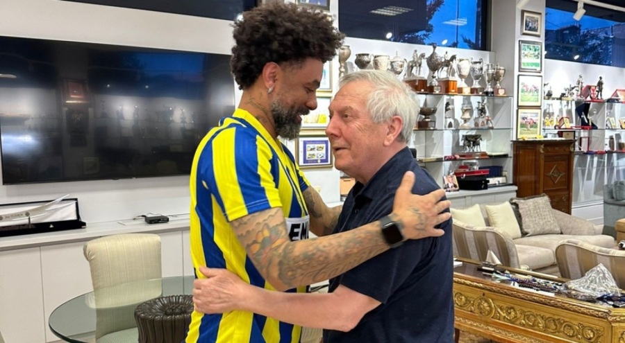 Cristian Baroni, Aziz Yıldırım'ı ziyaret etti