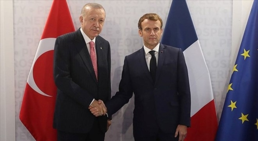 Cumhurbaşkanı Erdoğan-Macron görüşmesi: Türkçe paylaşım yaptı, İsrail'e tepki gösterdi
