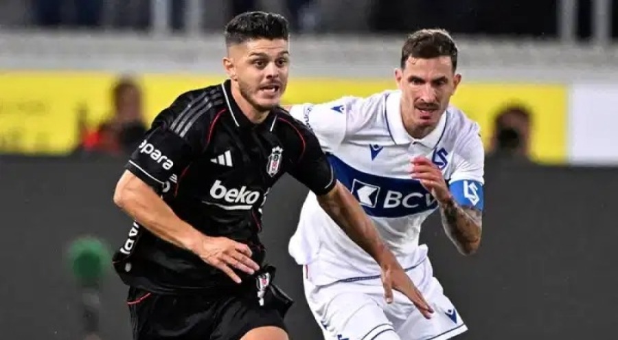 Beşiktaş, Lausanne ile 1-1 berabere kaldı