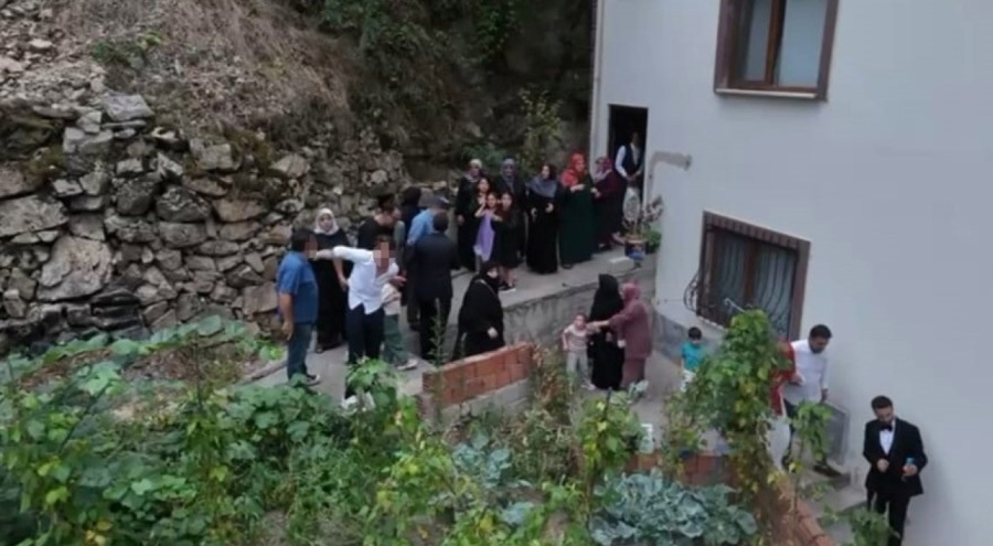 Kanlı gelin alma töreninin görüntüleri ortaya çıktı