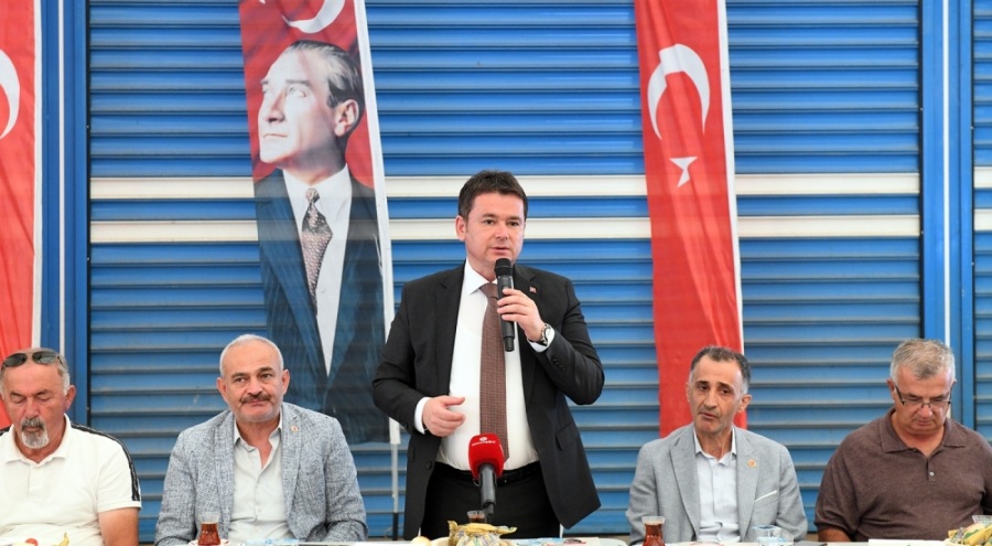 Osmangazi Belediye Başkanı Aydın, Dikkaldırım'da vatandaşla buluştu