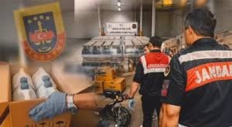 Jandarmadan sahte-kaçak alkol imalatçılarına operasyon