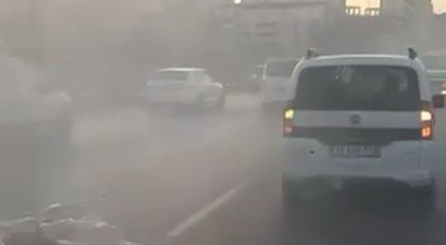 Bursa'da düğün konvoyunda magandalık!