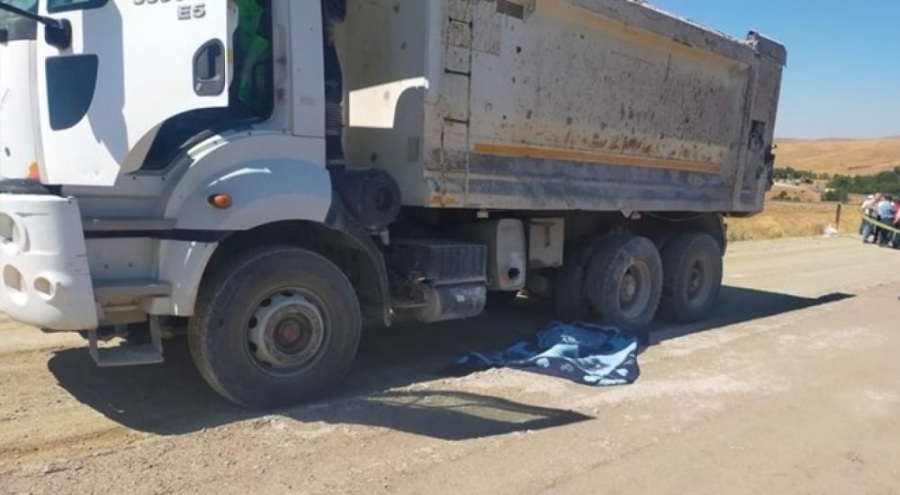 Yol inşaatında işçi ölümü