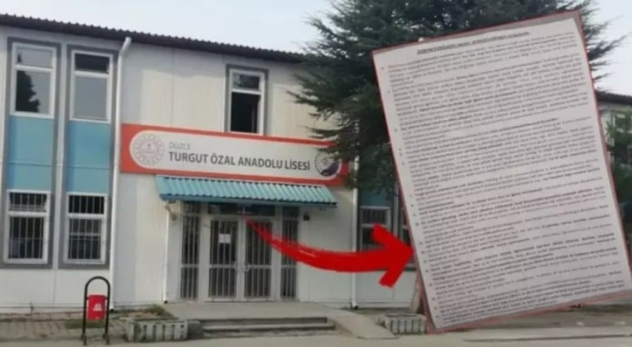 Lisede skandal kurallar tepki topladı! Valilik soruşturma başlattı