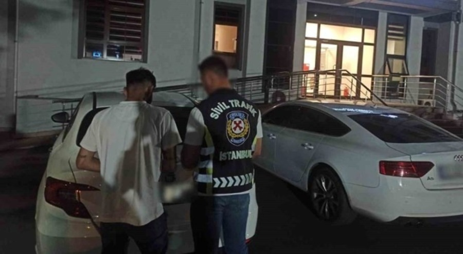 Makas atan sürücüye para cezası