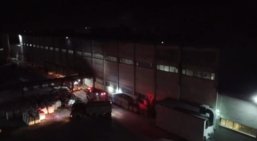 Balıkesir'de fabrika yangını korkuttu