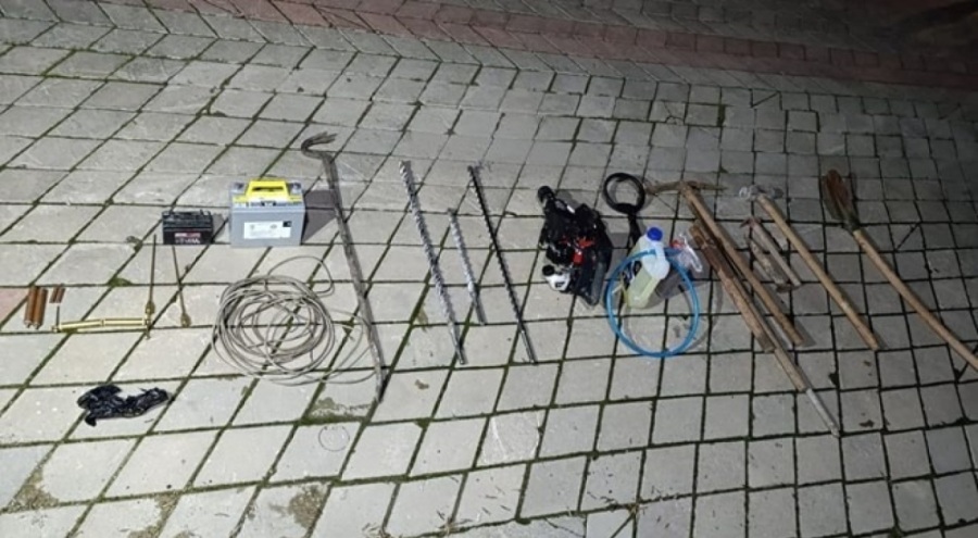 Kaçak kazı suçüstü yakalama