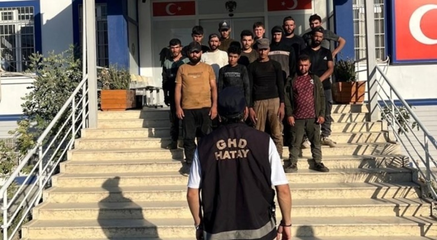 Hatay'da düzensiz göçmenler yakalandı