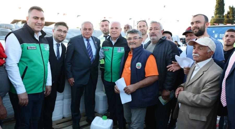 Büyükşehir'in "sıvı gübresi" çiftçiden tam not aldı