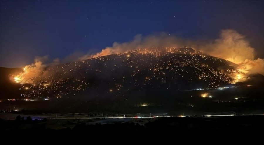 Denizli'deki orman yangını kontrol altında!